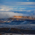 Rangely Mesa Morning light and clouds